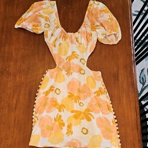 Floral Puff Sleeve Dress